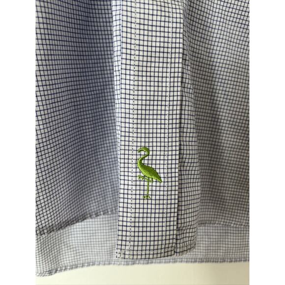 Tailorbyrd Dress Shirt Button Down Size Med Blue Plaid Check Mens Long Sleeve - Picture 2 of 13